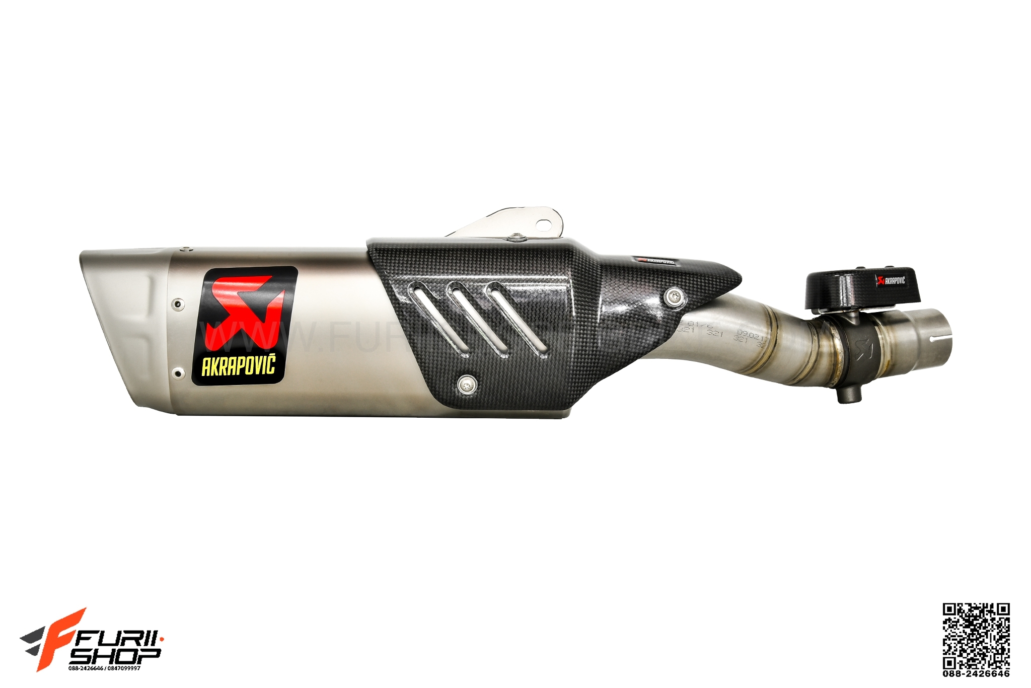 Akrapovic For R6 ท่อ AKRAPOVIC SLIP-ON TITANIUM FOR YAMAHA R6 - ร้าน Furii shop