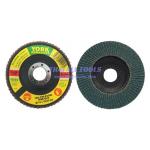 ผ้าทรายแบบจาน 100 x 16 mm ZIRCONIUM GRADE FIBRE-BACKED FLAP DISCS YORK