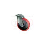 Atlas Workholders.SWIVEL BOLT HOLE 100mm POLYURETHANE TYRE