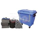 Solent Spill Control.1000LTR DROP FRONT BIN MAINTENANCE SPILL KIT