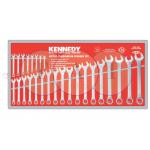 ชุดประแจแหวนข้างปากตาย 6-32mm 26ชิ้น/ชุด CHROME VANADIUM COMBINATION SPANNER KENNEDY
