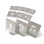 Kennedy.150mm (SET OF 10) ZINC STENCIL FIGURES
