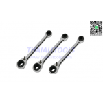 ประแจแหวนฟรี 4-IN-1 RATCHET RING REVERSIBLE SPANNER SET 3PC KENNEDY