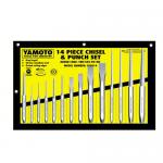 CHROME VANADIUM CHISEL &PUNCH SET (14-PCE)