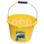Kennedy.Invincible Yellow Builders Bucket 15ltr