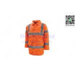 เสื้อ สะท้านแสง HI-VIS W/PROOF COAT CL3 ORANGE TUFFSAFE