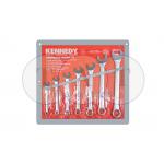 ชุดประแจแหวนข้างปากตาย 1/8-1/2 inch 7ชิ้น/ชุด WHITWORTH CHROME VANADIUM COMBINATION SPANNER KENNEDY