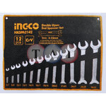 ชุดประแจปากตาย 12 ชิ้น INGCO 6300887