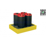 พาเลทวางถังน้ำมัน SWB4 900x700x165mm FOUR 25LTR CONTAINER BUND SOLENT