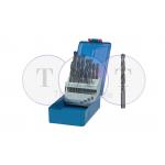 ชุดดอกสว่านเจาะเหล็ก 19 ชิ้น 1-10mmx0.5mm HSS S/S R-FDRILL SET SENATOR