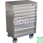 KEN5942422K ตู้ลิ้นชักสเตนเลสสตีลแบบมืออาชีพ 7 ลิ้นชัก 27 นิ้ว KENNEDY