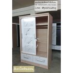 ตู้บานเลื่อนทึบ สีเมเปิ้ลหินอ่อน