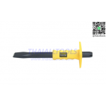 สกัด 12x200mm CONTRACTOR FLATCOLD CHISEL C/W GUARD SITESAFE