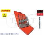ชุดดอกสว่านเจาะเหล็ก (inch) SET OF 7 HSS DRILLS 1/16 - 1/4 x 1/32 inch SHERWOOD