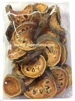 มะตูมแห้ง (200 กรัม) ราคา 40 ฿ ( 6 ชิ้น ส่ง 35 ฿)