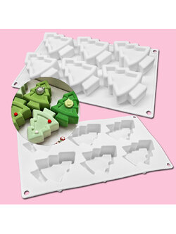 แม่พิมพ์เค้กมูสต้นคริสต์มาสช็อกโกแลต