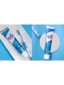 ยาสีฟันเดนตาเมท (40 กรัม) เล็ก ราคา 80 ฿ ( 6 ชิ้น ส่ง 75 ฿)