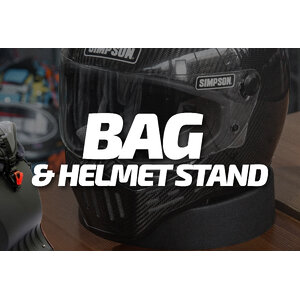 กระเป๋า+ที่วางหมวกกันน็อค : Bag and helmet stand