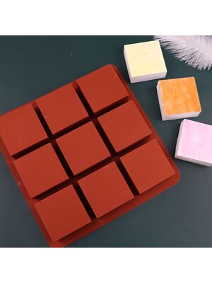 แม่พิมพ์ซิลิโคนเค้ก แม่พิมพ์สบู่ 6×6×3cm.