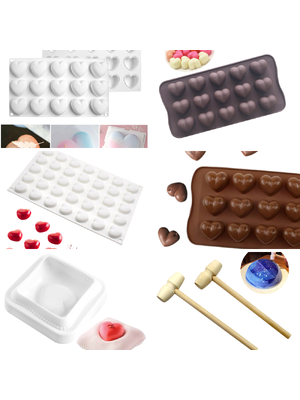 แม่พิมพ์ซิลิโคนรวมหัวใจ เลือกแบบ