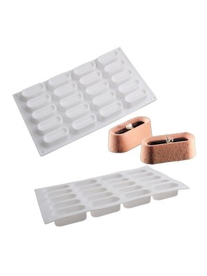 แม่พิพม์ซิลิโคน แม่พิมพ์เค้กมูสซิลิ 20 ช่อง