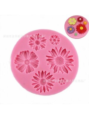 ซิลิโคนดอกไม้ฟองดอง ดอกเดซี