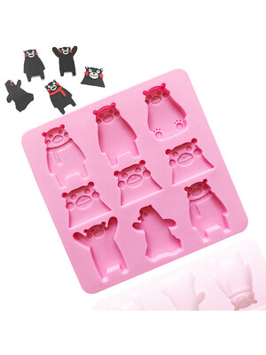 พิมพ์กาตูนหมี คุมะมง พิมพ์ซิลิโคน