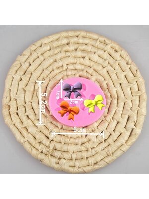 แม่พิมพ์ซิลิโคน โบว์ เล็ก พิพม์ฟองดอง พิมพ์วุ้น