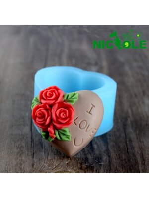 พิมพ์ หัวใจกุหลาบ มอบความรัก วาเลนไทน์ Siricon
