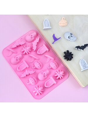 แม่พิพม์ซิลิโคน พิพม์วุ้น พิมพ์ฟองดองฮาลาวีน ราคา1ชิ้น