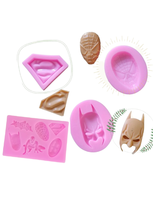 เลือกแบบ แม่พิมพ์ ซิลิโคน พิมพ์ฟองดอง แม่พิพม์ซุปเปอร์ฮีโร่