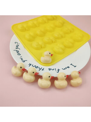 แม่พิมพ์ซิลิโคน.เป็ดประกบ ราคา1ชิ้น แม่พิพม์สี ชมพู