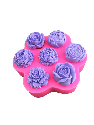 แม่พิพม์ซิลิโคน พิพม์วุ้น พิมพ์ฟองดอง พิพม์อาหลัว พิพม์ขนม ดอกไม้