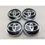 ฝาล้อรถยนต์ ฝาล้อแม็กซ์ โลโก้ Toyota สำหรับ ล้อแม็กซ์ เดิมโตโยต้า Toyota Vios Yaris Altis New ขนาดมาตรฐานล้อเดิมโตโยต้า 1ชุด 4ชิ้น ฝาแท้ครับ