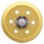 Kennedy.150mm HOOK-N-LOOP 6 HOLE PAD 5/16" UNF MALE