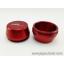ฝาปิดดุมล้ออลูมิเนียมแต่งซิ่ง คู่หน้า งานกลึงCNC สีแดง สำหรับ รถกะบะตัวเตี้ย ISUZU DMAX , CHEVROLET COLORADO