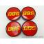 ฝาล้อรถยนต์ BBS สำหรับ ล้อแม็ก สติ๊กเกอร์เรซิ่น BBS แดง ขอบดำ ขนาด 58 มิล 1ชุด 4ชิ้น 58mm.