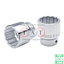 3/4" DR. 12PT FLANK SOCKETS (NICKEL & CHROME PLATED)