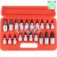 HEX & S/DRIVERBIT SET1/2" SQ DR 20 PC