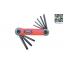 ชุดประแจหกเหลี่ยมหัวท็อกซ์ PRO-TORQ TORX FOLDING HAND CLIP SET T9-T40 (8-PCE) KENNEDY
