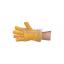 ถุงมือ SIZE 10 YELLOW COWHIDE RIGGERS 2"SAFETY CUFFS TUFFSAFE