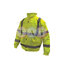 เสื้อสะท้อนแสง EN471 CL3 High Visibility Yellow Bomber Jackets - Large Tuffsafe