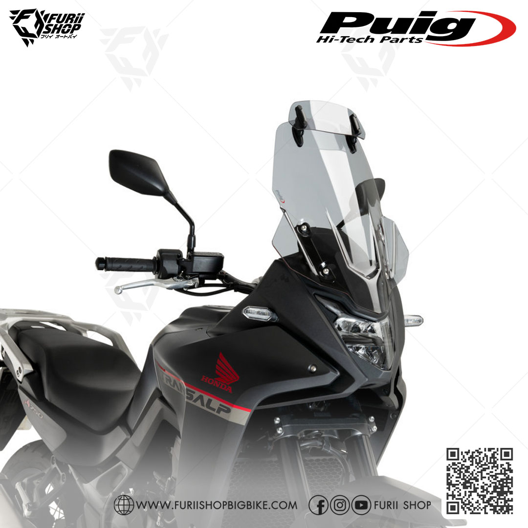 ชิลด์หน้า Puig Windshield Touring 2 Steps : for Honda Transalp 750 2023