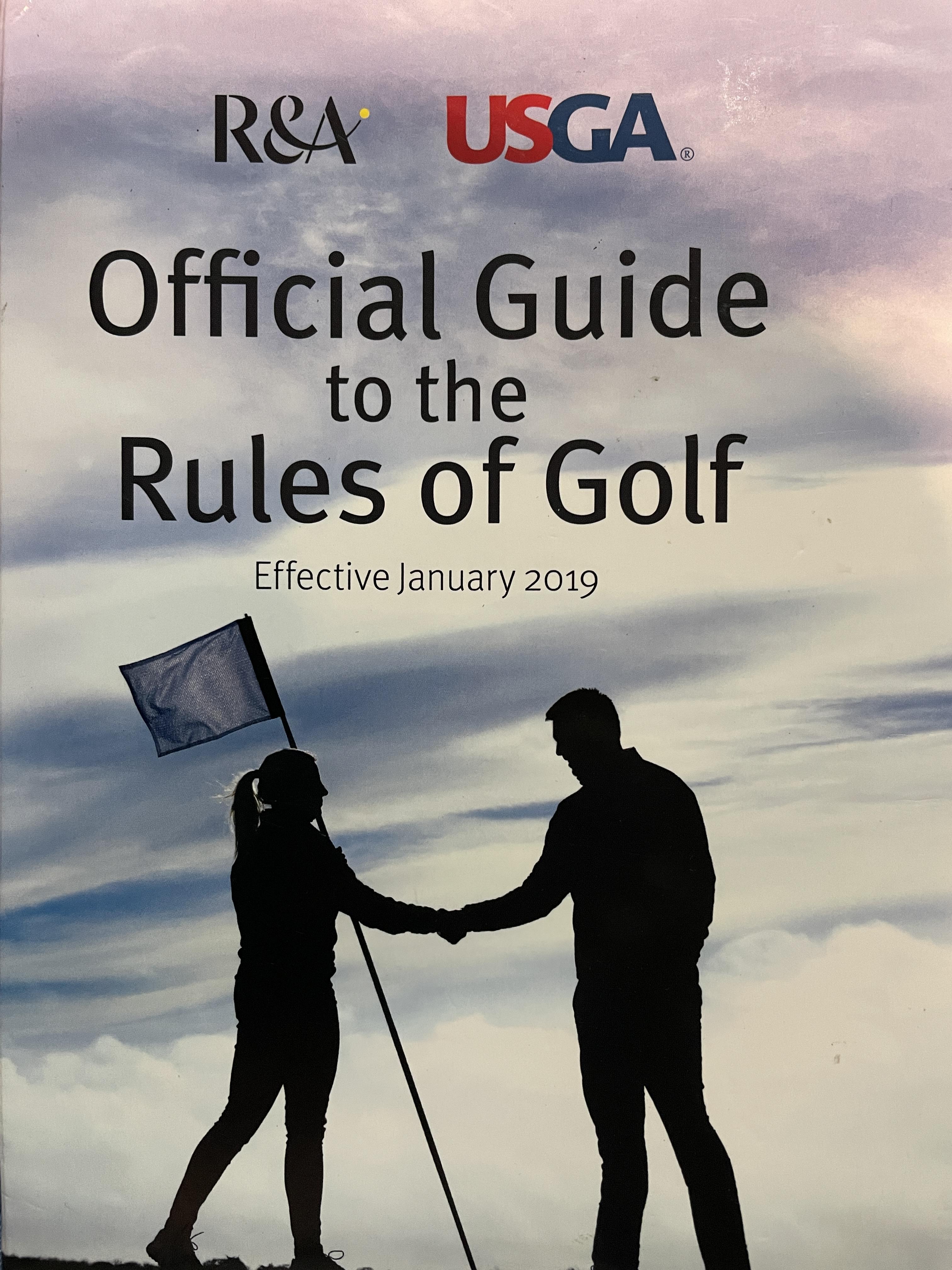 Official. Guide to the Rules of. Golf. effective January 2019 5 กก.