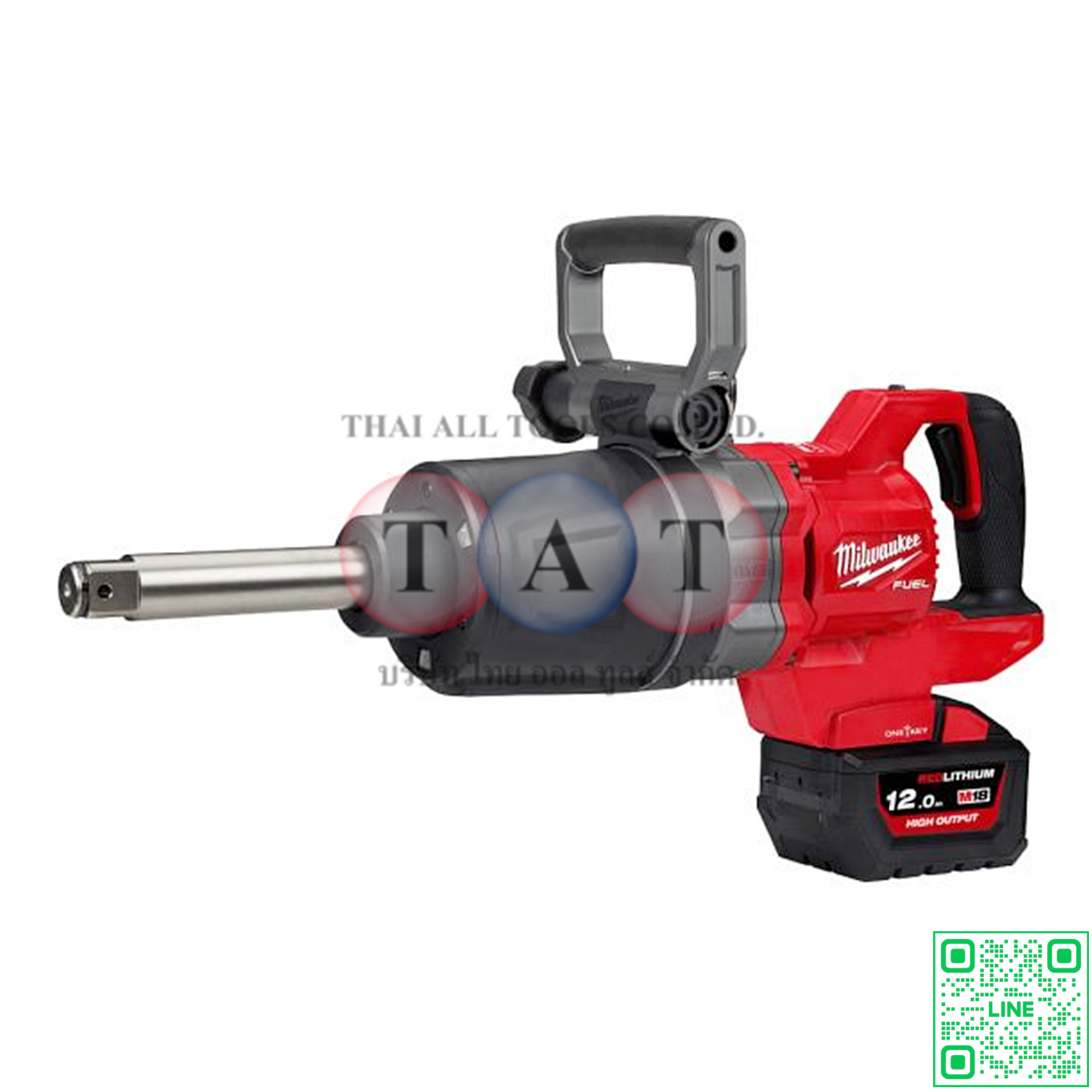 Milwaukee M18 ONEFHIWF1D-0C0 บล็อกกระแทกไร้สาย 1 นิ้ว ด้ามจับ D แรงบิดสูง