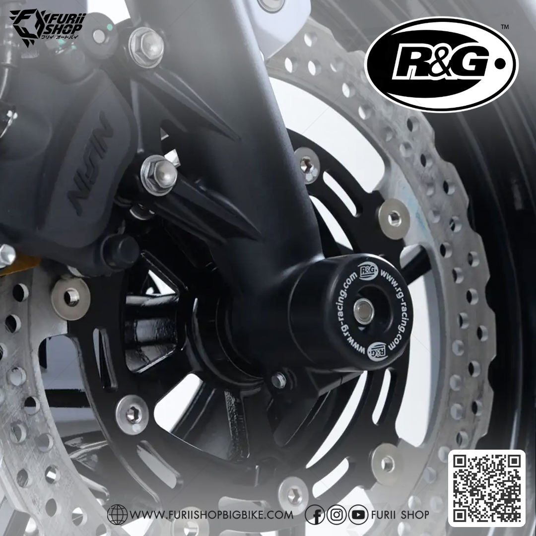 กันล้มหน้า R&G Front Protector : for Kawasaki Ninja650 / Z650 2020