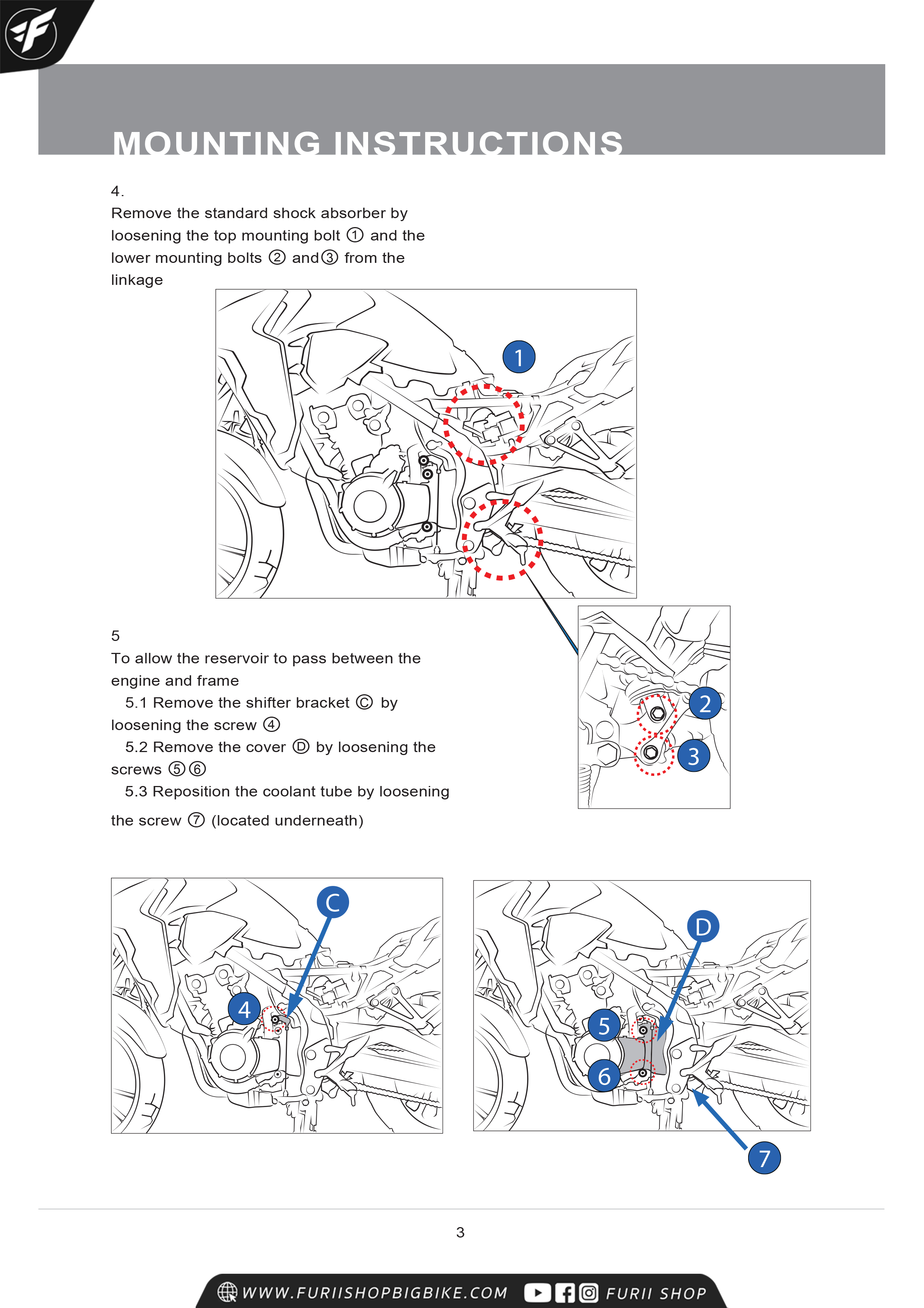 โช๊คหลัง OHLINS HO916 FOR Honda CB500X 2019 โช๊ค โช๊คแต่ง โช๊คมอเอตร์ไซค์