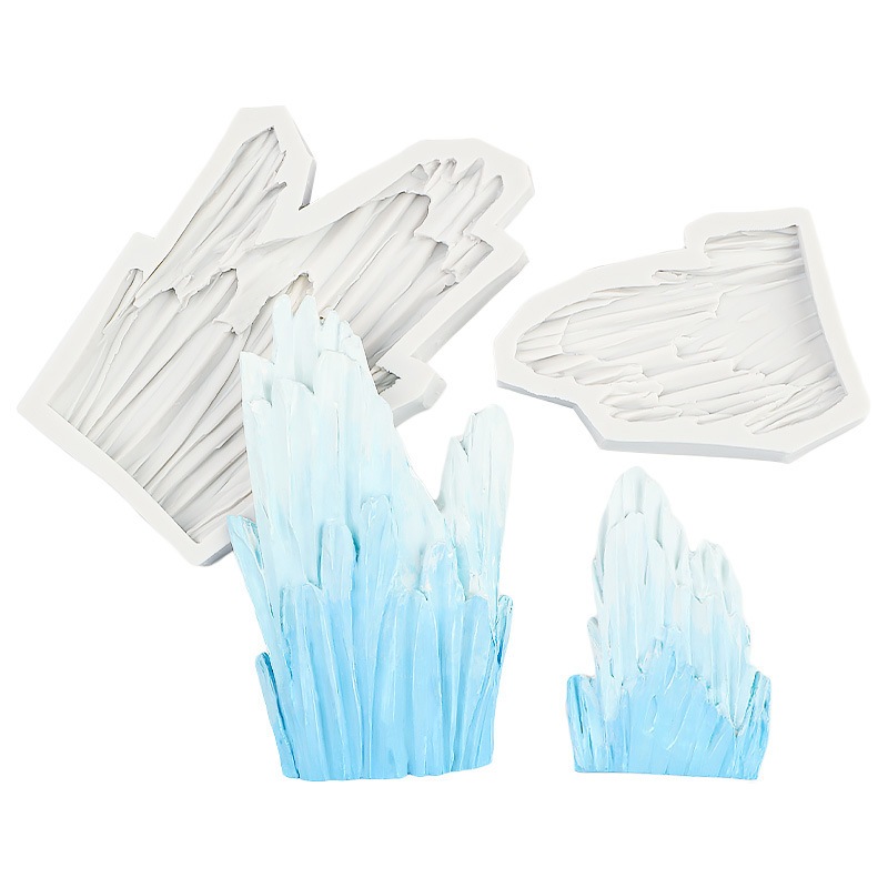 ภูเขาน้ำแข็งมูสเค้กซิลิโคนแม่พิมพ์วุ้น