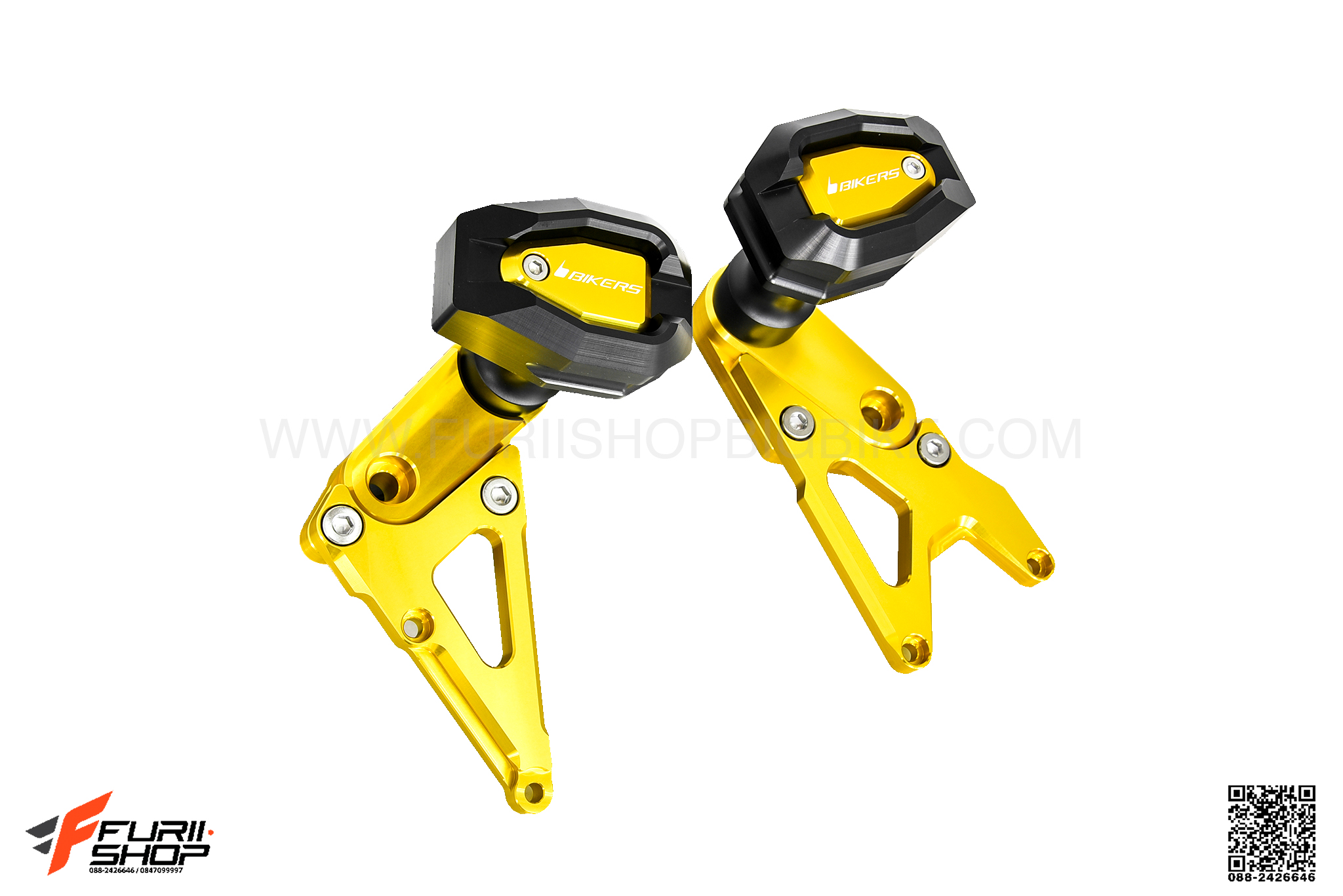 กันล้มกลาง BIKERS สีทอง FOR HONDA CB650F
