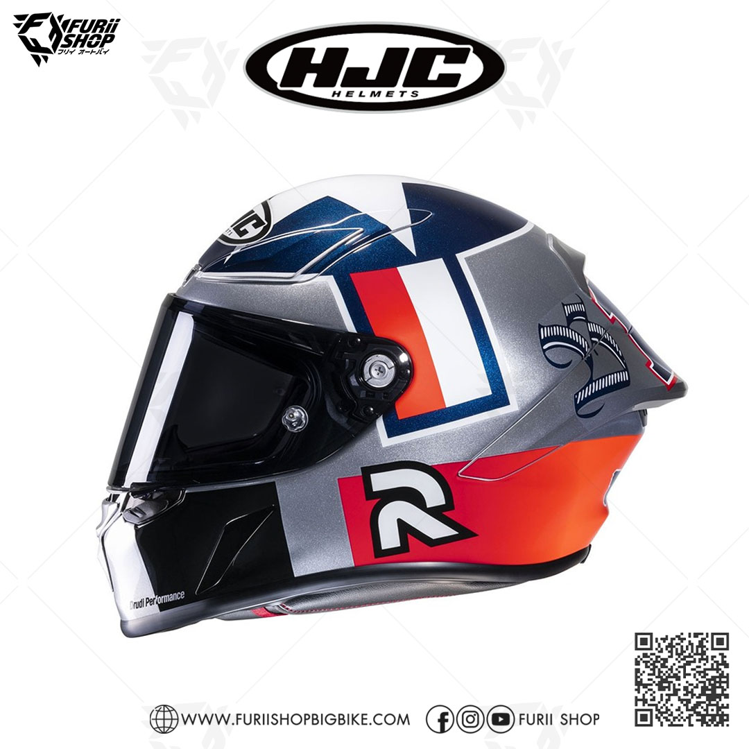 หมวกกันน็อคเต็มใบ HJC RPHA1 : BEN SPIES SILVERSTAR MC21